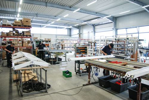 Produktionshalle BZ Bauelemente Zentrum GmbH