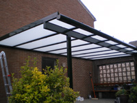 Terrassendächer aus unserer Produktion in Hamminkeln
